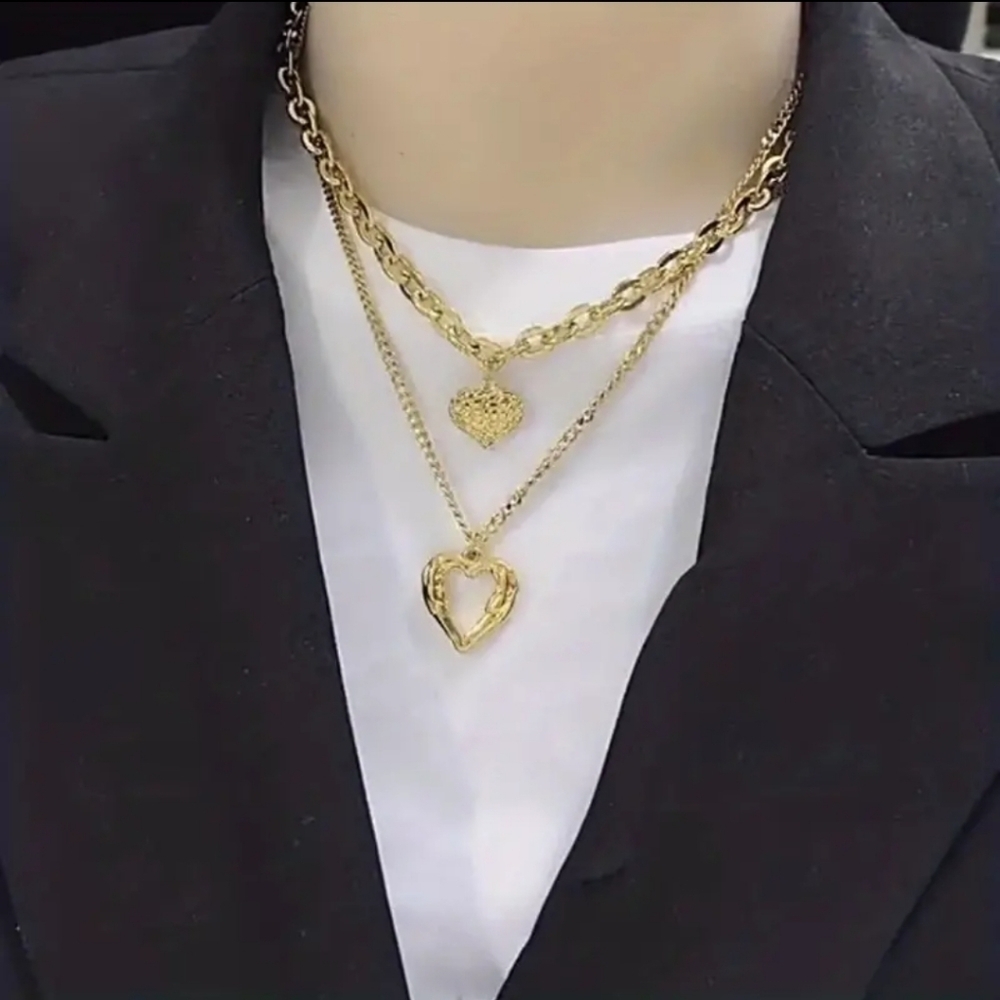 NEW! Layers necklace stainless steel